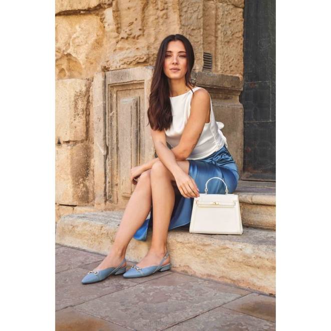 Menbur kvinnor azul claro oktaner casual chic sko 608J2945