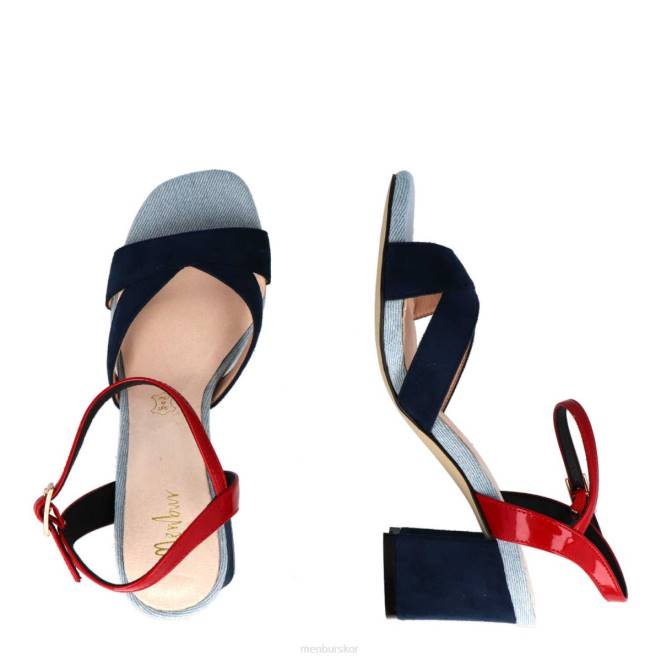 Menbur kvinnor azul medio brumano casual chic sko 608J419