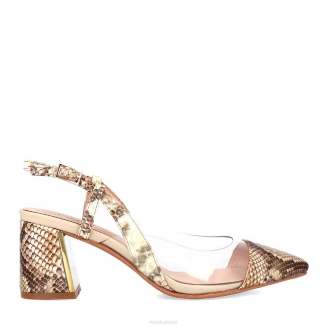 Menbur kvinnor beige alme casual chic sko 608J3065