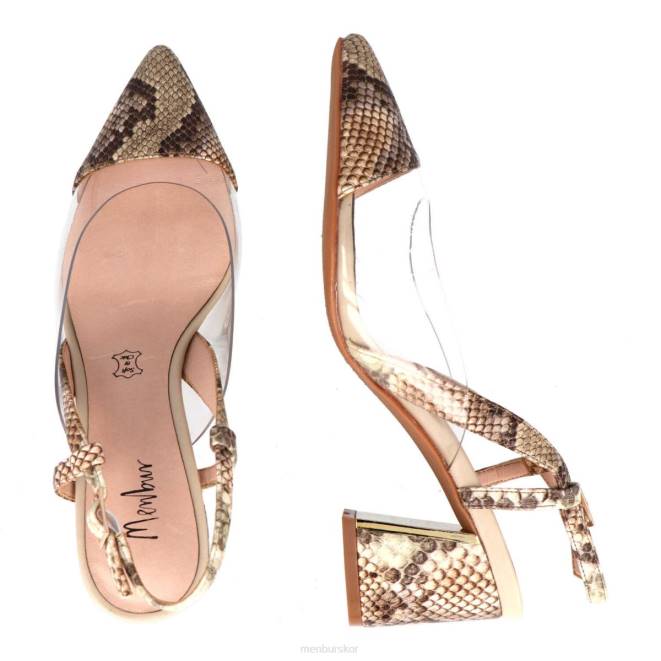 Menbur kvinnor beige alme casual chic sko 608J3065