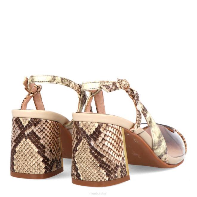 Menbur kvinnor beige alme casual chic sko 608J3065