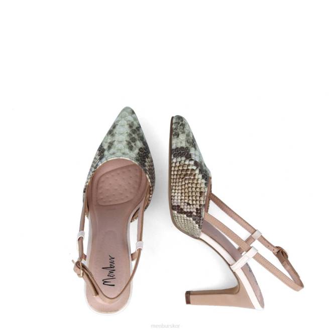 Menbur kvinnor beige aulpi casual chic sko 608J3521