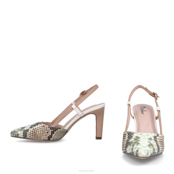 Menbur kvinnor beige aulpi casual chic sko 608J3521