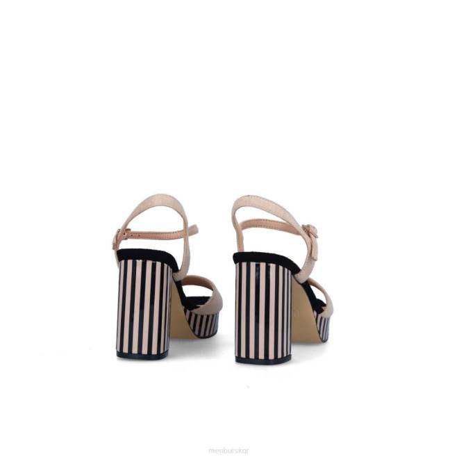 Menbur kvinnor beige aunede casual chic sko 608J3299