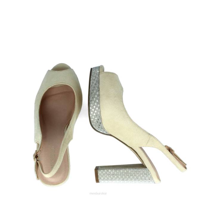 Menbur kvinnor beige ballabio casual chic sko 608J300
