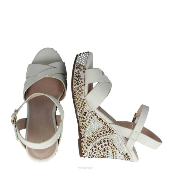 Menbur kvinnor beige birbesi casual chic sko 608J3626