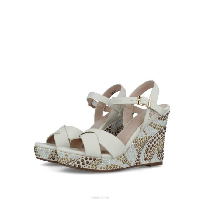 Menbur kvinnor beige birbesi casual chic sko 608J3626