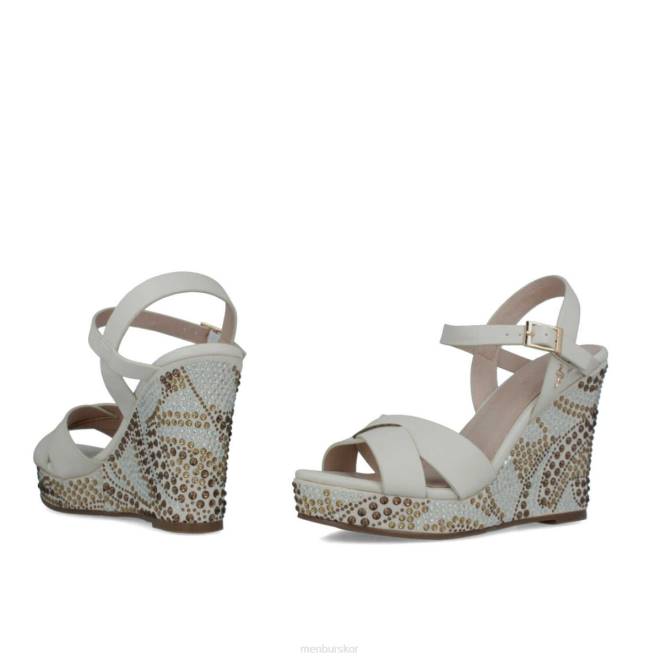 Menbur kvinnor beige birbesi casual chic sko 608J3626