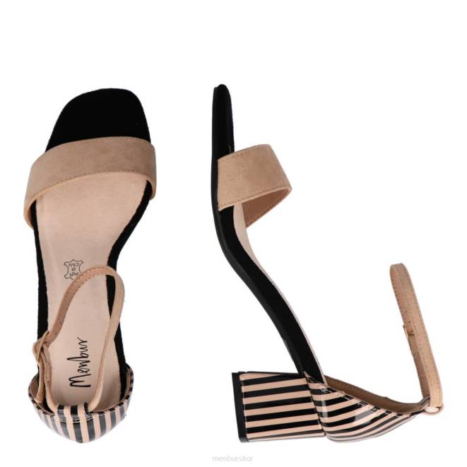 Menbur kvinnor beige blessano casual chic sko 608J3595