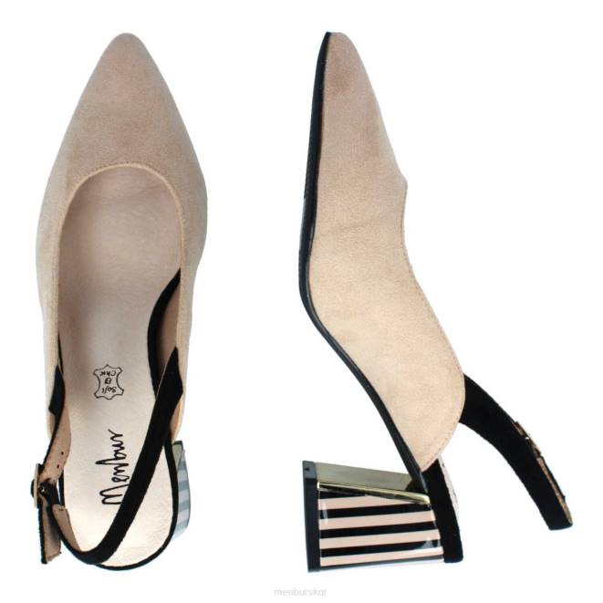 Menbur kvinnor beige bonavicina casual chic sko 608J227