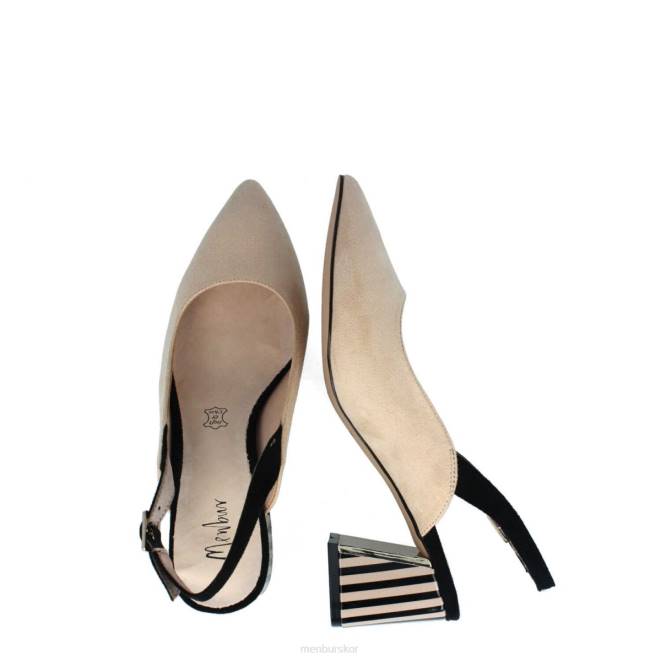 Menbur kvinnor beige bonavicina casual chic sko 608J227