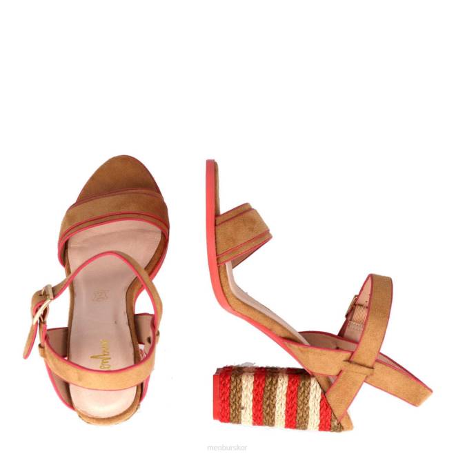 Menbur kvinnor beige bonavigo casual chic sko 608J488