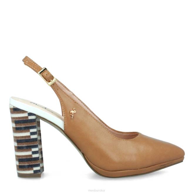 Menbur kvinnor beige borrello casual chic sko 608J3206