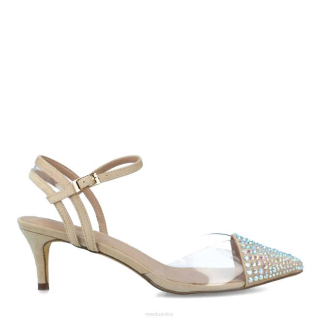 Menbur kvinnor beige braulins casual chic sko 608J3071