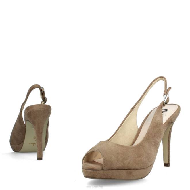 Menbur kvinnor beige busana casual chic sko 608J3198