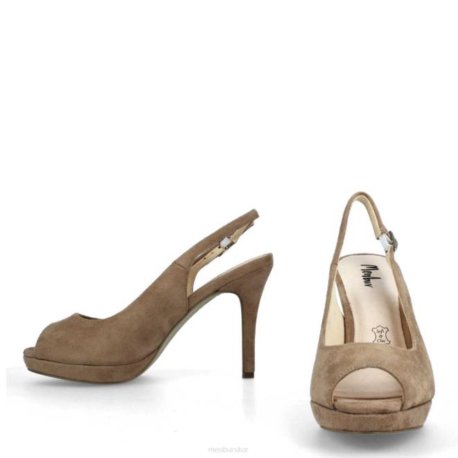 Menbur kvinnor beige busana casual chic sko 608J3198