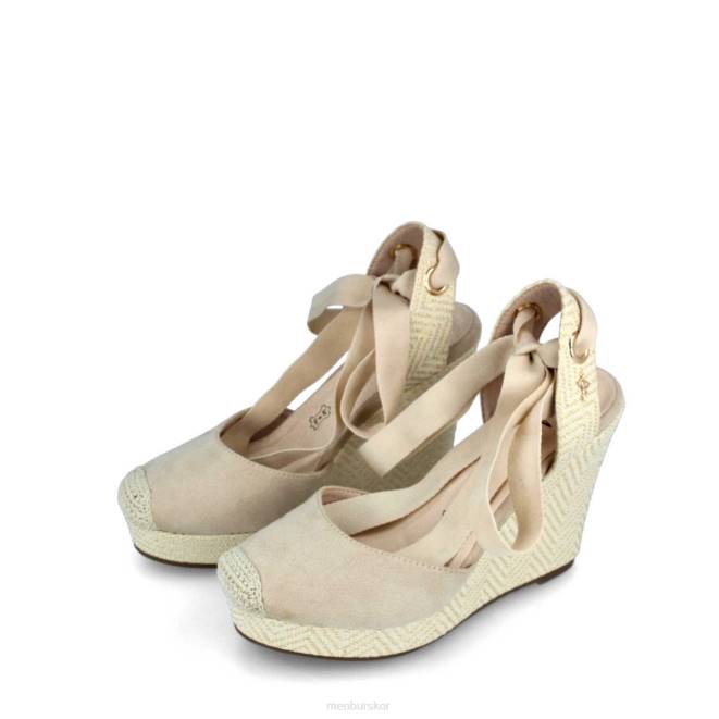 Menbur kvinnor beige campiano casual chic sko 608J3225