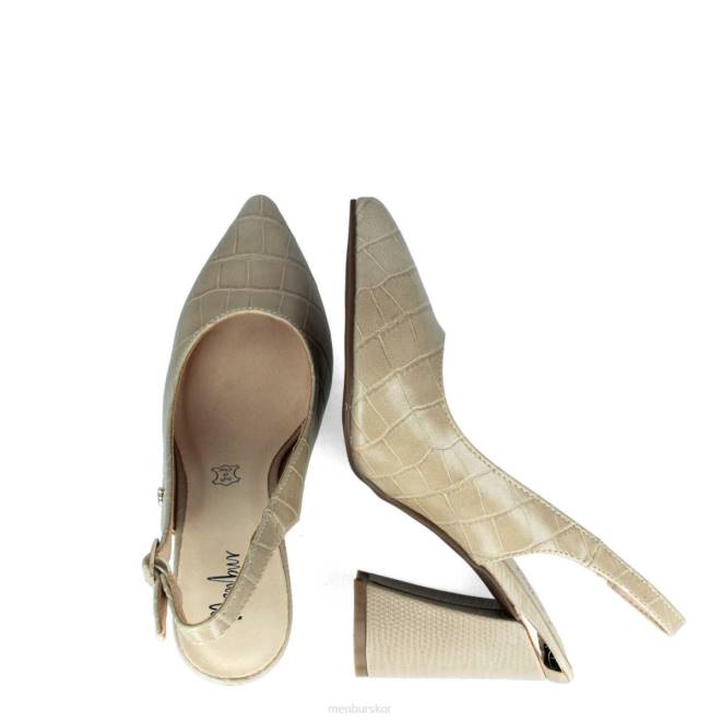 Menbur kvinnor beige campof casual chic sko 608J3141