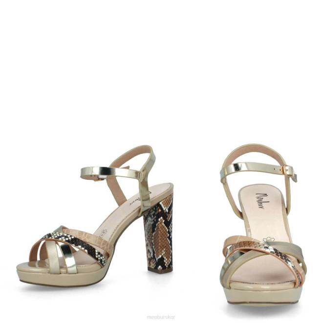 Menbur kvinnor beige cataldo casual chic sko 608J348