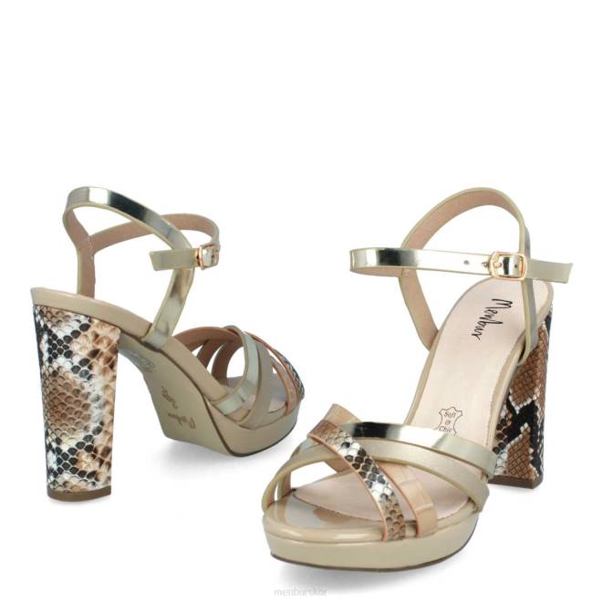 Menbur kvinnor beige cataldo casual chic sko 608J348