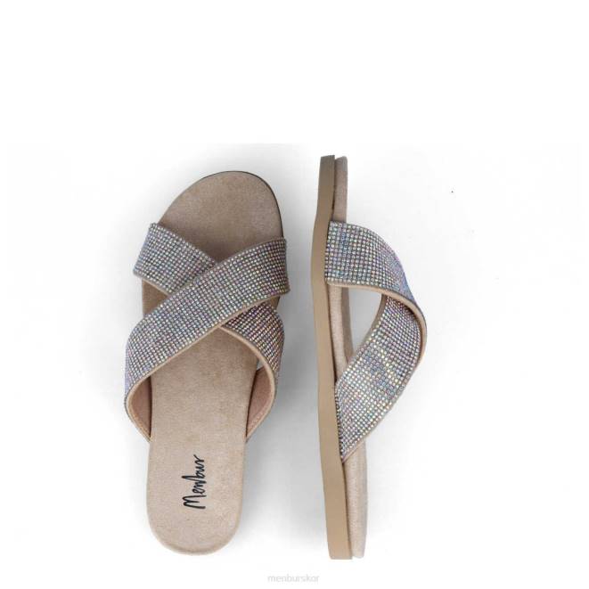 Menbur kvinnor beige forno casual chic sko 608J291