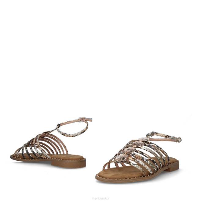 Menbur kvinnor beige friluftsbad casual chic sko 608J3169