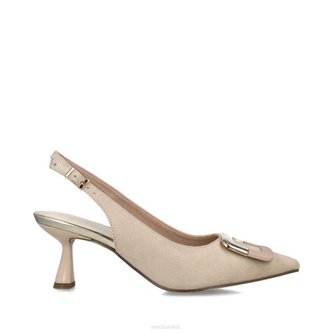 Menbur kvinnor beige konephoros casual chic sko 608J3012
