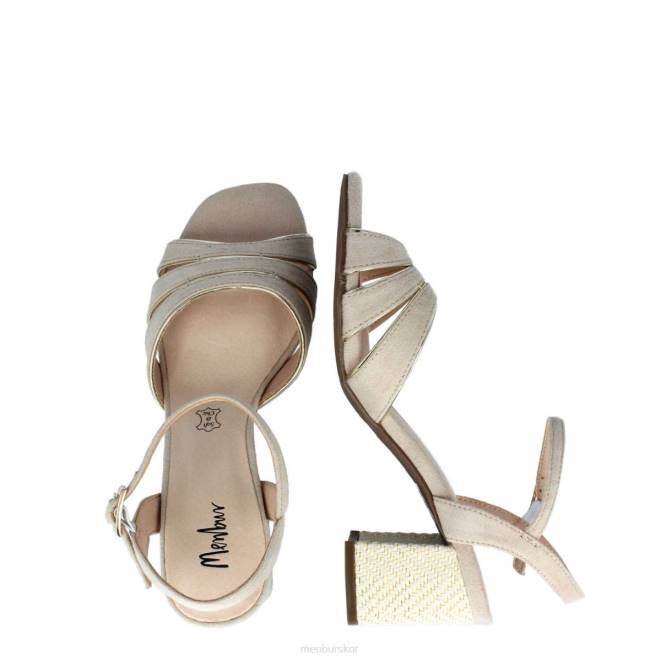Menbur kvinnor beige ligur casual chic sko 608J264