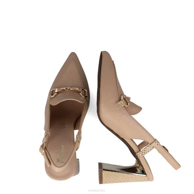 Menbur kvinnor beige oktaner casual chic sko 608J3457