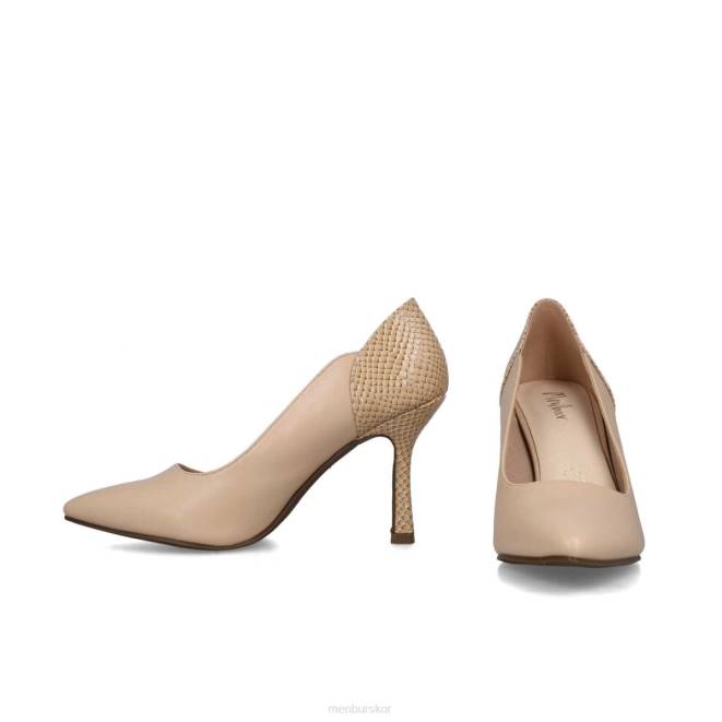 Menbur kvinnor beige oktaner casual chic sko 608J3496