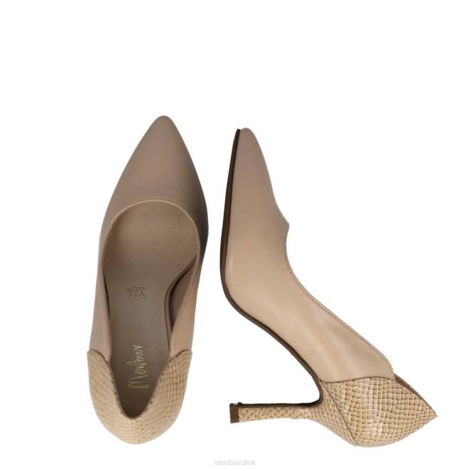 Menbur kvinnor beige oktaner casual chic sko 608J3496