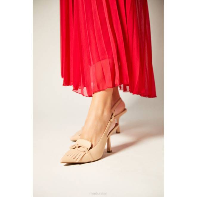 Menbur kvinnor beige sextaner casual chic sko 608J2967