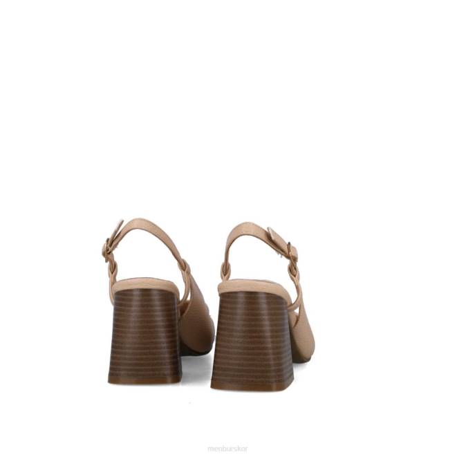 Menbur kvinnor beige sextaner casual chic sko 608J3470