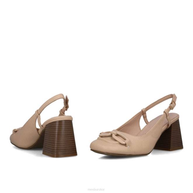 Menbur kvinnor beige sextaner casual chic sko 608J3470