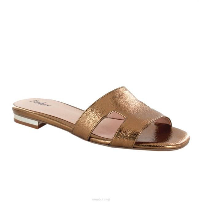 Menbur kvinnor brons sermione casual chic sko 608J368
