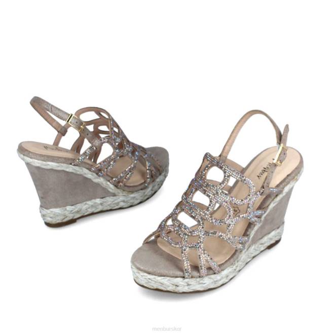 Menbur kvinnor brun airola casual chic sko 608J3039