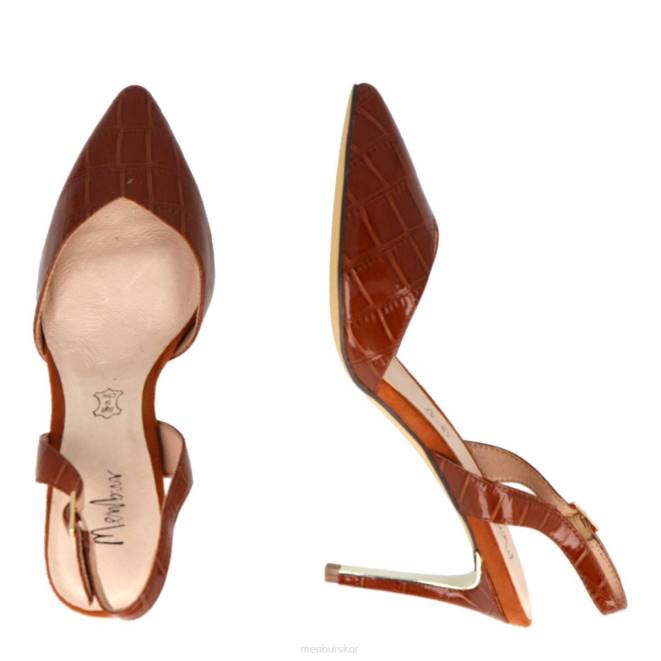 Menbur kvinnor brun baricella casual chic sko 608J3351