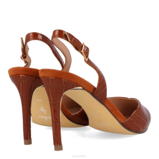 Menbur kvinnor brun baricella casual chic sko 608J3351