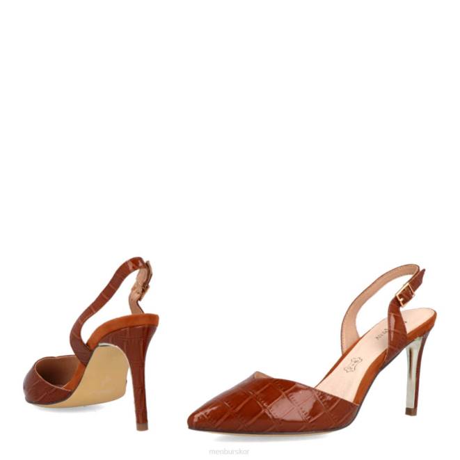 Menbur kvinnor brun baricella casual chic sko 608J3351