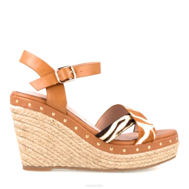 Menbur kvinnor brun busalla casual chic sko 608J3190