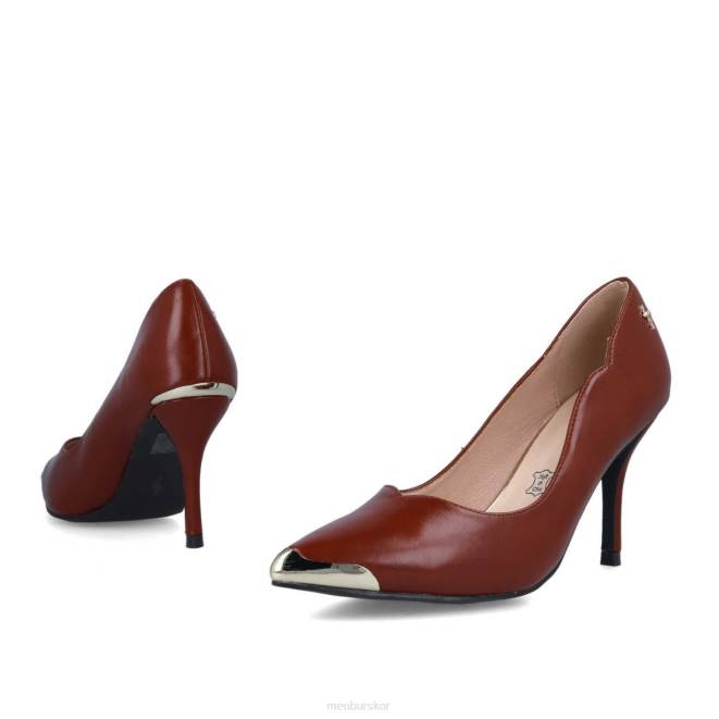 Menbur kvinnor brun calari casual chic sko 608J3373