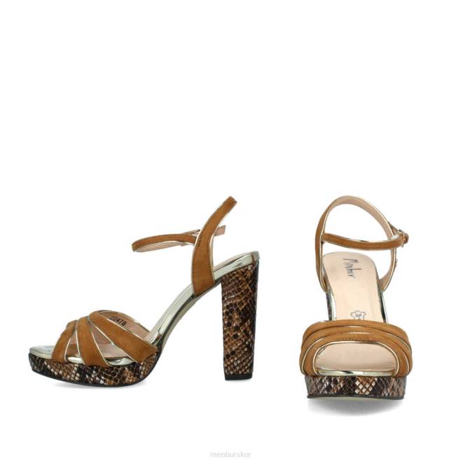 Menbur kvinnor brun calciano casual chic sko 608J223