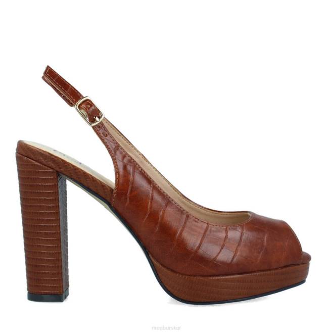 Menbur kvinnor brun campea casual chic sko 608J3201