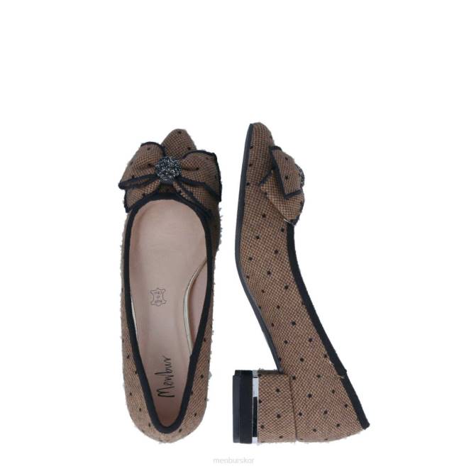 Menbur kvinnor brun fitalia casual chic sko 608J414
