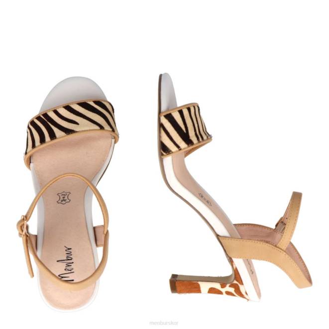 Menbur kvinnor brun mesola casual chic sko 608J339