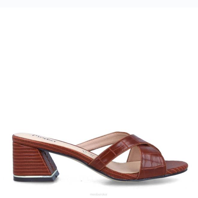 Menbur kvinnor brun roccella casual chic sko 608J3553