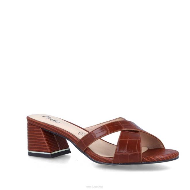Menbur kvinnor brun roccella casual chic sko 608J3553