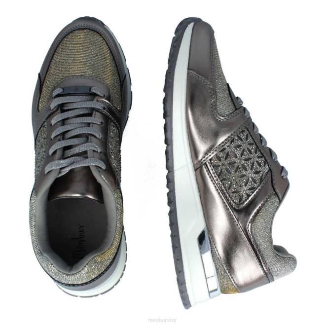 Menbur kvinnor grå asiago casual chic sko 608J415