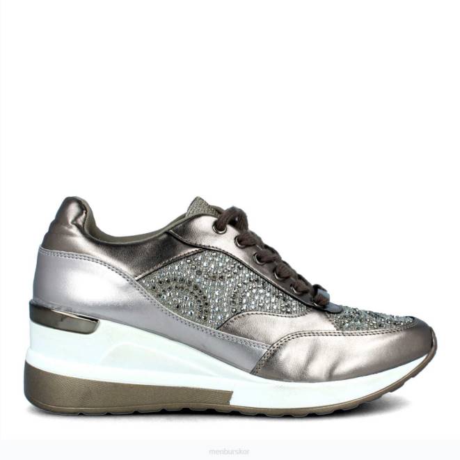 Menbur kvinnor grå bellombra casual chic sko 608J418