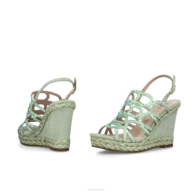Menbur kvinnor grön airola casual chic sko 608J213